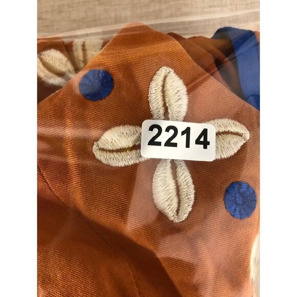 Autumn Adeigbo Sade Dress Orange Blue 6 - Picture 11 of 11